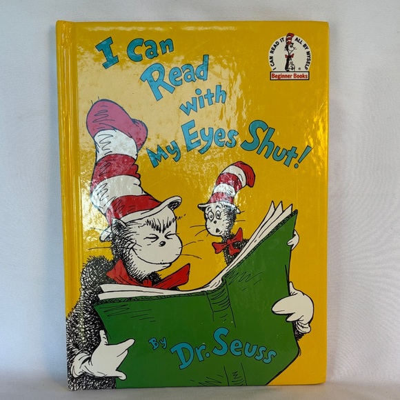 Other - VINTAGE 1978! BRAND NEW DR. SEUSS I CAN READ WITH MY EYES SHUT! HARDCOVER BOOK.